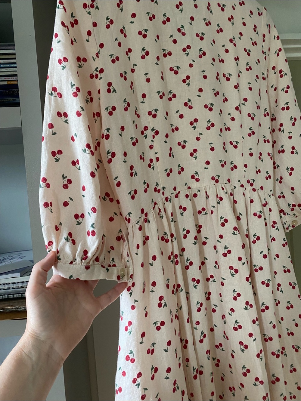 Son de Flor Ophelia Red Cherry linen - Picture 4 of 5
